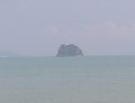 Rock in the ocean