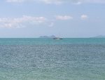 Boat in the sea off Samui