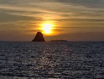 Sunset from open sea
